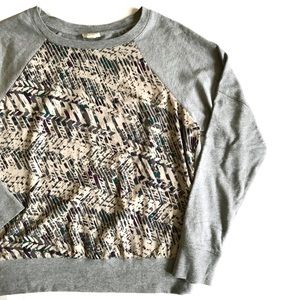 Converse Gray Printed Sweatshirt